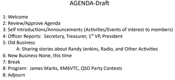 Next EBARC General Meeting: Friday, Sept. 13th
Time: 7:00 pm

Location (in-Person): Unitarian Universalist Church of Berkeley, Safir Room - 1 Lawson Rd., Kensington, CA

Hams and guests invited to attend.  
Members: check email for current Zoom info!