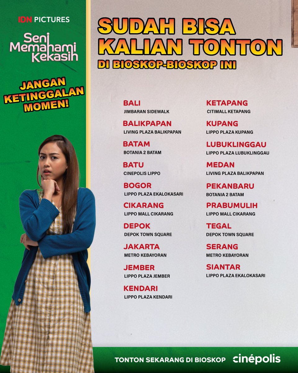 Film Seni Memahami Kekasih tweet media