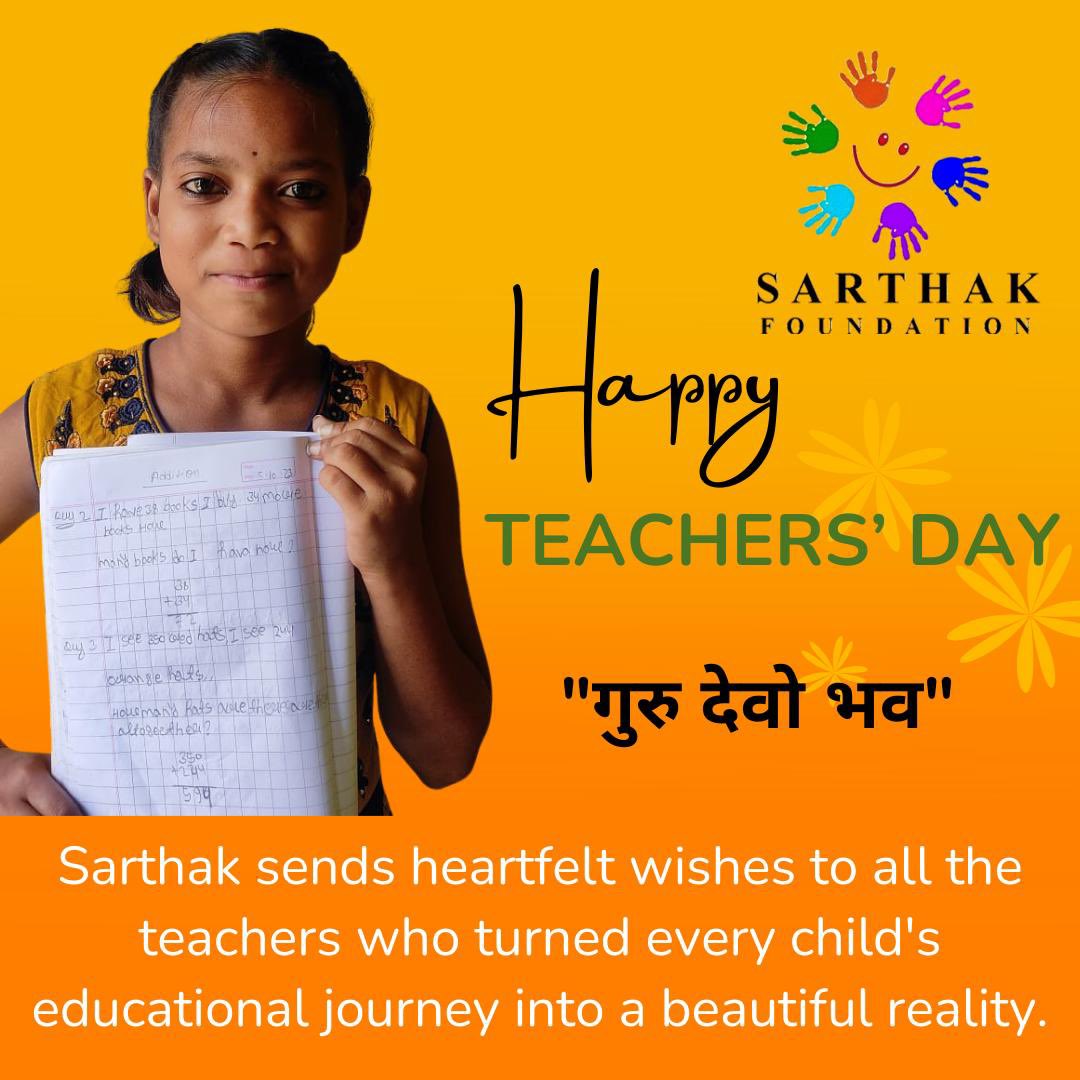 Teachers and educators are not just ordinary people; they are the true change agents of society. By nurturing young minds, they create a generation that makes families and the country proud and strong. #Gratitude 

#TeachersDay #शिक्षक_दिवस 

#YellowRooms #YellowSLATEs #Gurukul