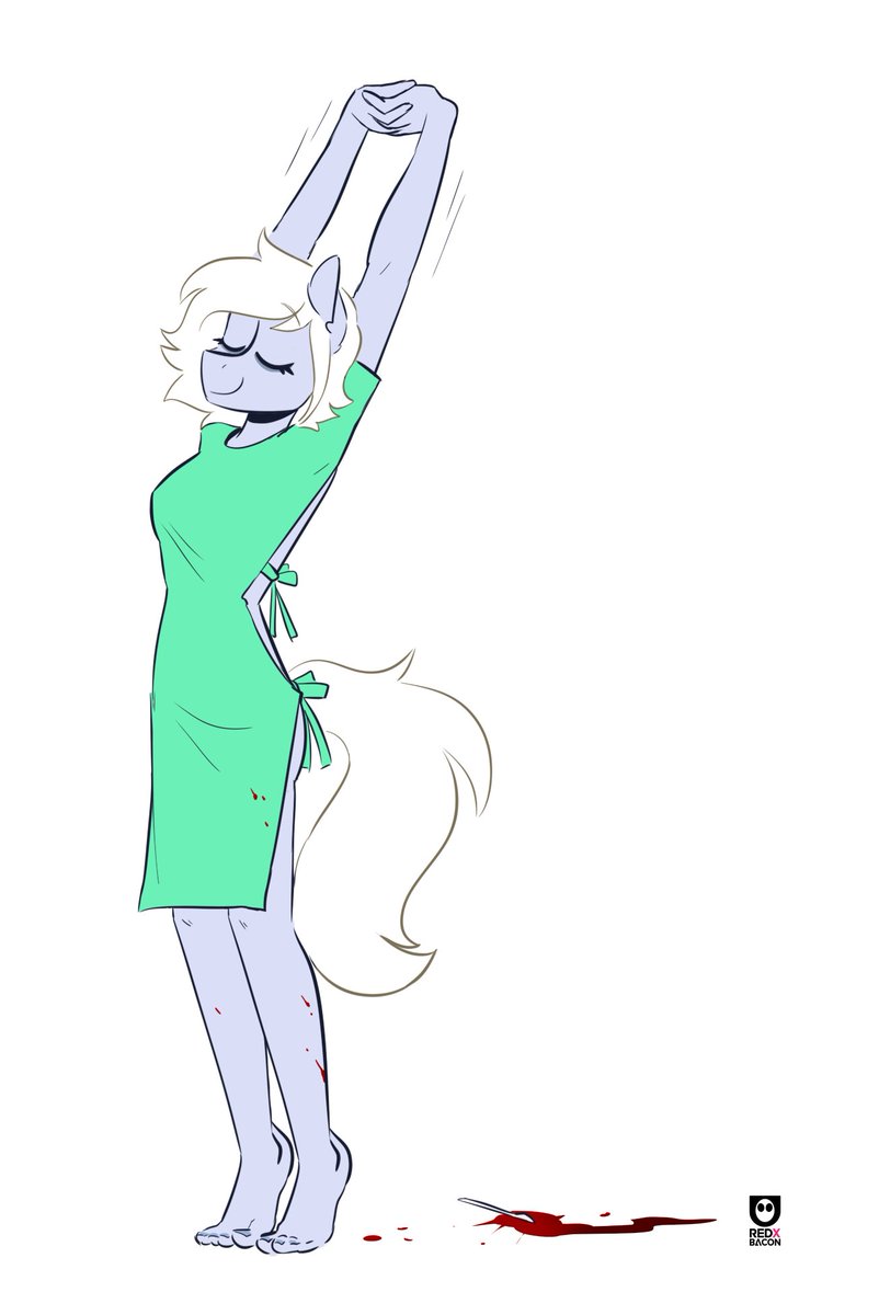 A good ol lil streeeeetch before she goes back into her naughty corner!  🧘‍♀️

Feat | White Pills