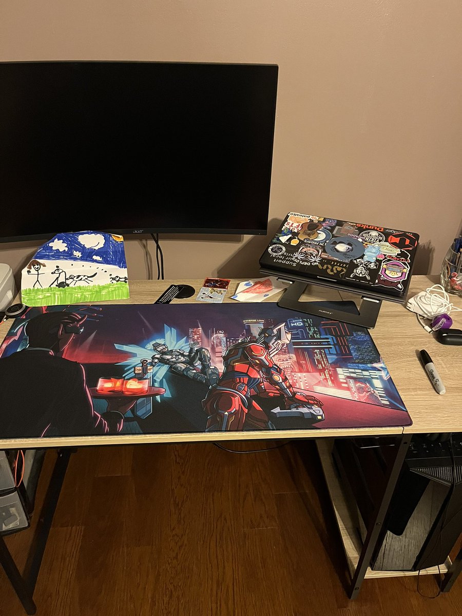 Finally opened up my <a href="/NeoTokyoCode/">NEO TOKYO</a> mat. The artwork and quality of the gaming mat is AAA+++. Amazing work by the <a href="/ShibuyaMall/">SHIBUYA Merch</a> team.