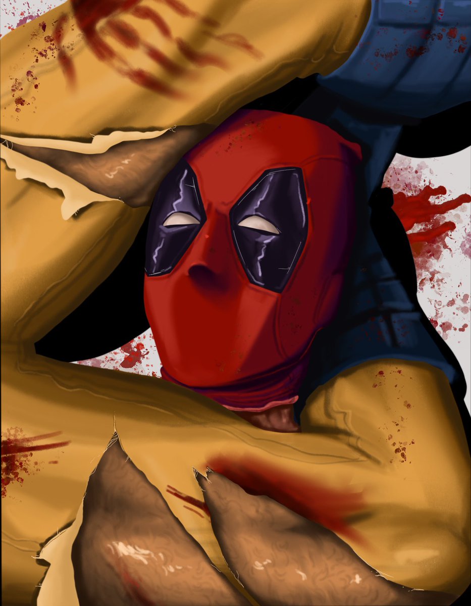 a_stagsart's tweet image. fighting nasty and fucking nastier #poolverine #deadclaws
