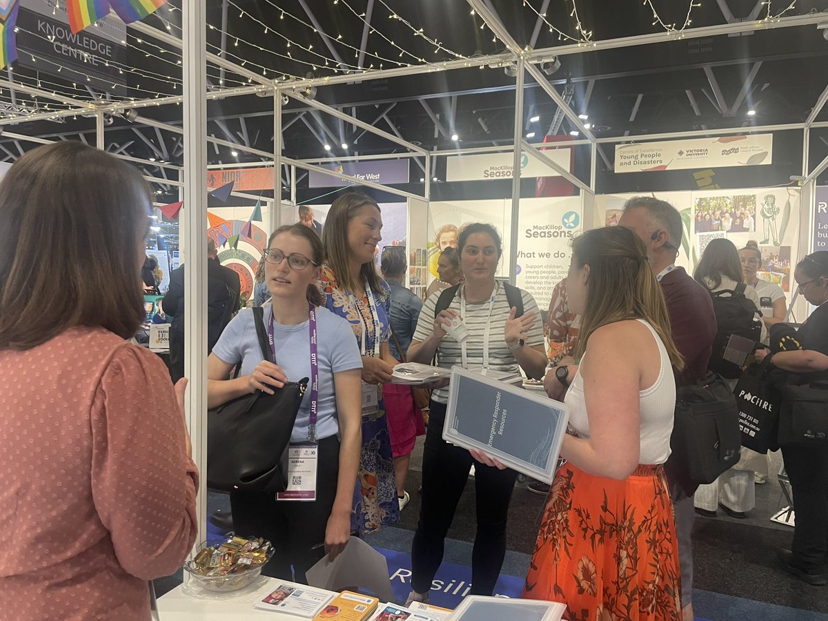 <a href="/OzBreastfeeding/">ABA</a> Bushfire Project team in action sharing our resources at the <a href="/AIDR_News/">AIDR</a> conference in Sydney.