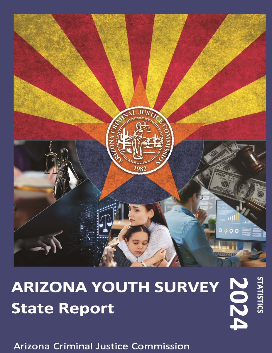 Hot off the presses! The 2024 Arizona Youth Survey just released. This year's report shows a lot of promising trends, especially among teens about the dangers of fentanyl. Link to the report below to learn more:

azcjc.gov/Programs/Data-…