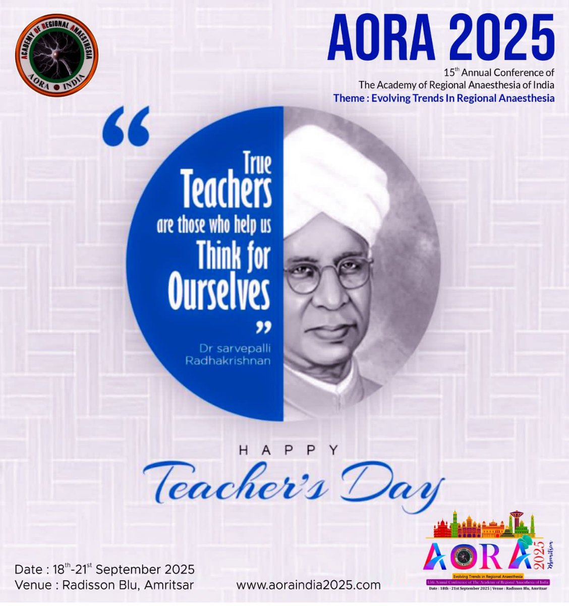 Divesh Arora (@drdivesharora) on Twitter photo #AORA2025
Happy Teachers Day to all the mentors, friends, philosophers and guides..
<a href="/DrmrupinderSin1/">Dr m rupinder Singh</a> welcomes u for another RA extravaganza of 🇮🇳..
<a href="/pritanand/">Dr Prit Anand Singh</a> <a href="/anesthetix/">Amjad Maniar</a> <a href="/DrRiteshRoy1/">Prof Dr Ritesh Roy</a> <a href="/KalagaraHari/">🩺 Hari (హరి 🇮🇳) Kalagara 👨⚕️</a> <a href="/Ropivacaine/">Dr. Vishal Uppal MBBS, FRCA 🇨🇦🇮🇳🏴</a> <a href="/SreeHPraveenKO1/">Sree H Praveen Kolli</a> <a href="/amit_pawa/">Dr Amit Pawa💉🎙️</a> <a href="/anesthesiadocmd/">Melody Anderson (Herman), MD</a> <a href="/ShlokSaxena_/">Shlok Saxena</a> #AORA2025
Happy Teachers Day to all the mentors, friends, philosophers and guides..
<a href="/DrmrupinderSin1/">Dr m rupinder Singh</a> welcomes u for another RA extravaganza of 🇮🇳..
<a href="/pritanand/">Dr Prit Anand Singh</a> <a href="/anesthetix/">Amjad Maniar</a> <a href="/DrRiteshRoy1/">Prof Dr Ritesh Roy</a> <a href="/KalagaraHari/">🩺 Hari (హరి 🇮🇳) Kalagara 👨⚕️</a> <a href="/Ropivacaine/">Dr. Vishal Uppal MBBS, FRCA 🇨🇦🇮🇳🏴</a> <a href="/SreeHPraveenKO1/">Sree H Praveen Kolli</a> <a href="/amit_pawa/">Dr Amit Pawa💉🎙️</a> <a href="/anesthesiadocmd/">Melody Anderson (Herman), MD</a> <a href="/ShlokSaxena_/">Shlok Saxena</a>