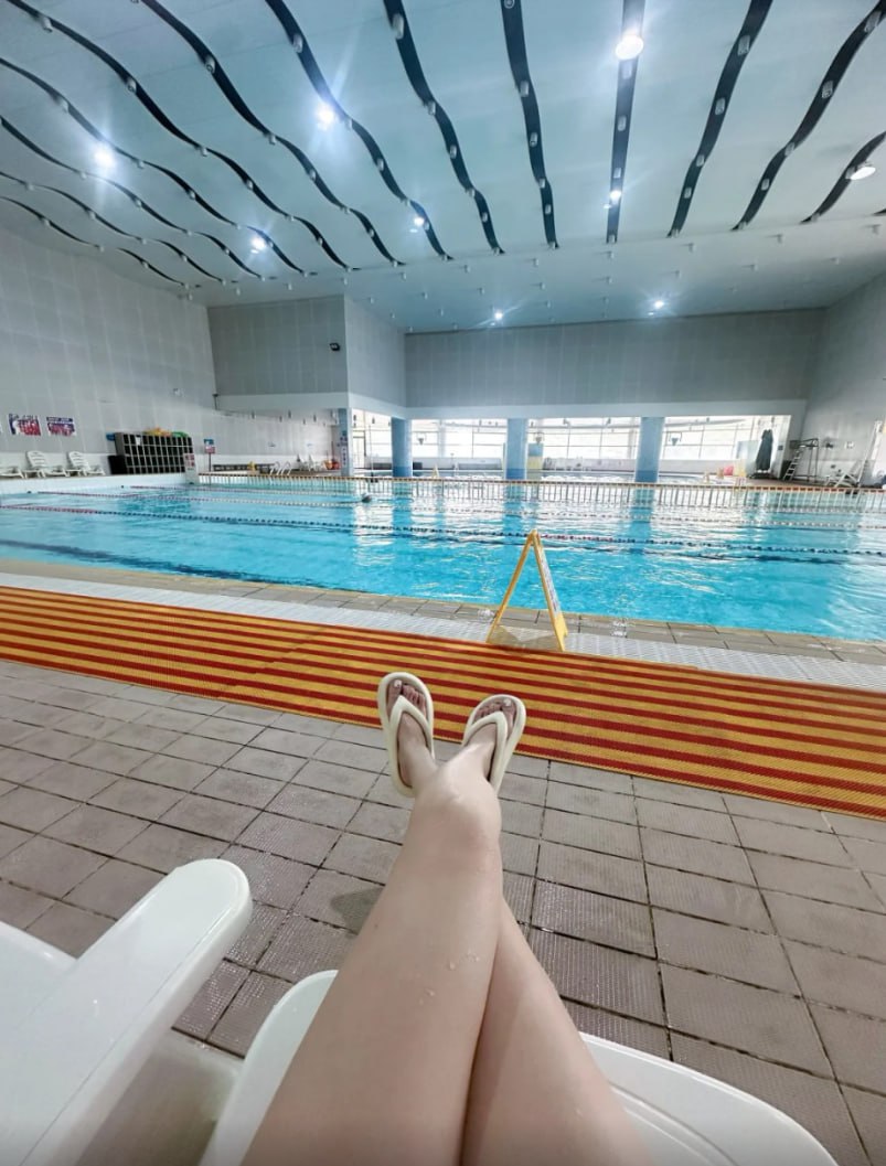 I ​haven't ᱸbeen ​to ᠍a  swimming ﾞpool ᠍for ᠍so ⬝long ​that ‍I'm ﾞafraid I've forgotten ﾠhow ​to ᠍swim.