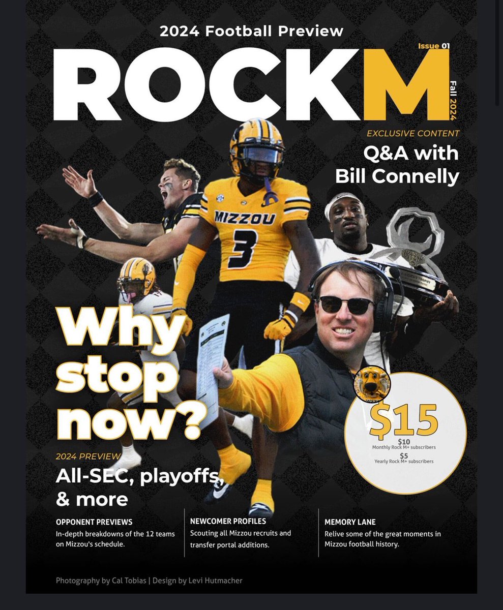 Karen S (@karensteger) on Twitter photo Hey! Have you gotten your copy of the <a href="/RockMplus/">Rock M+</a> football mag?!? It’s really so good, you guys. Beautiful photos from <a href="/CalTobiasPhoto/">Cal Tobias</a> and so many worrds from your fave Rock M’ers like @keegsdotcom, <a href="/burstahurst/">Nathan</a> and <a href="/ChadMo1/">Chad Moller</a>, <a href="/quentincorpuel/">Quentin Corpuel</a>, etc.
rockm.plus/2024footballmag Hey! Have you gotten your copy of the <a href="/RockMplus/">Rock M+</a> football mag?!? It’s really so good, you guys. Beautiful photos from <a href="/CalTobiasPhoto/">Cal Tobias</a> and so many worrds from your fave Rock M’ers like @keegsdotcom, <a href="/burstahurst/">Nathan</a> and <a href="/ChadMo1/">Chad Moller</a>, <a href="/quentincorpuel/">Quentin Corpuel</a>, etc.
rockm.plus/2024footballmag