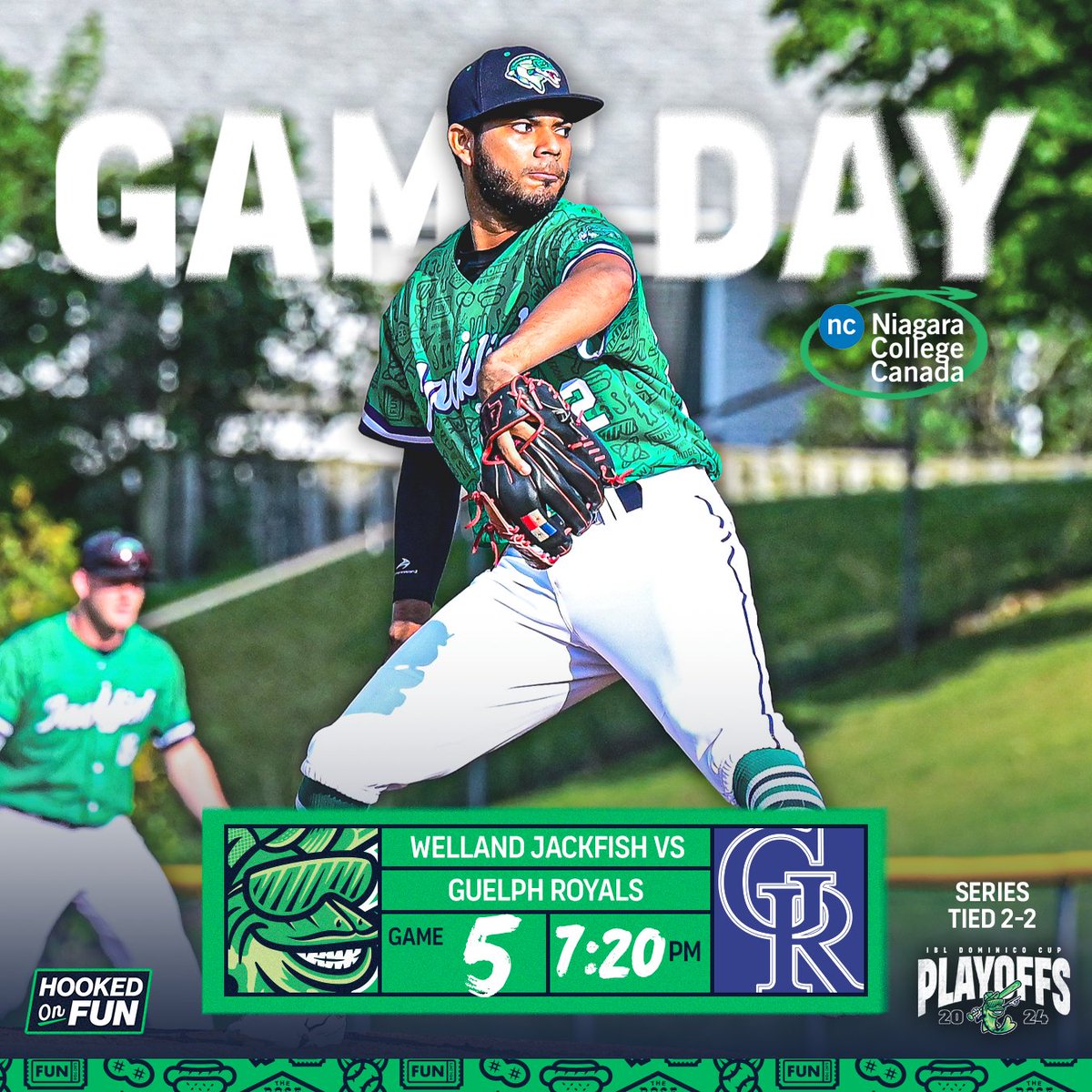 Welland Jackfish (@wellandjackfish) on Twitter photo One game, One massive party, winner moves on 🎉 It's game day presented by <a href="/niagaracollege/">Niagara College</a> 😍
⏰ Gates Open at 5:20 pm
🍻 $4 Pond Water Lager Tallboys
🎟️ bit.ly/4cpqAeT
#HOOKEDonFUN One game, One massive party, winner moves on 🎉 It's game day presented by <a href="/niagaracollege/">Niagara College</a> 😍
⏰ Gates Open at 5:20 pm
🍻 $4 Pond Water Lager Tallboys
🎟️ bit.ly/4cpqAeT
#HOOKEDonFUN