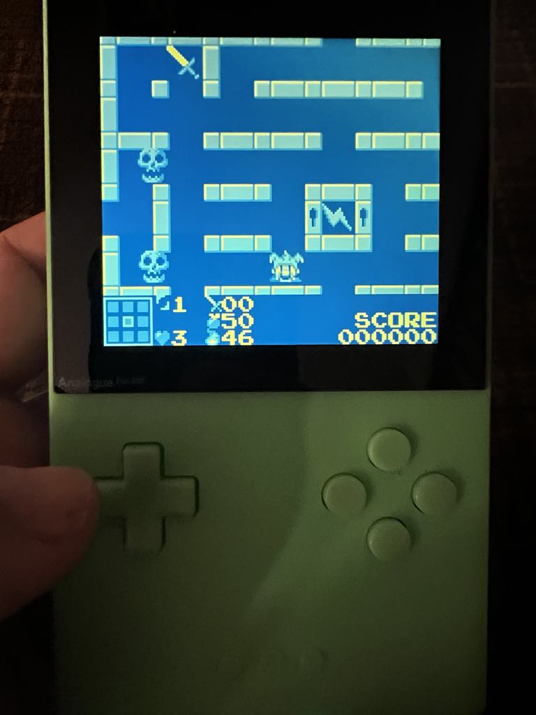 We're working on porting over our game Jester to both the original Game Boy and Game Boy Color.  Stay tuned for some additional details.