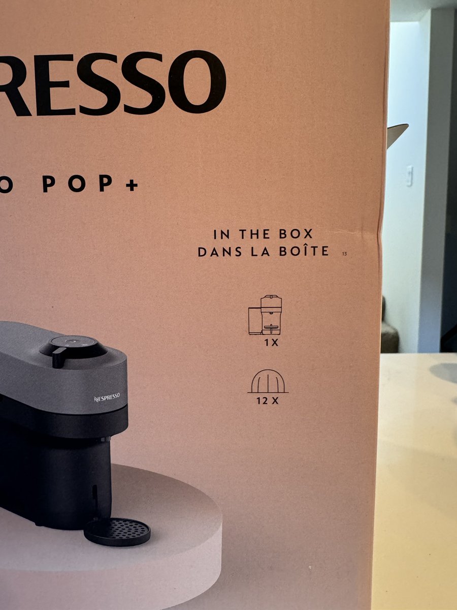 Carson Ting (@carsonting) on Twitter photo Hey <a href="/NespressoCA/">Nespresso Canada</a> I’m excited to have picked up my new Nespresso POP+ but the 12 capsules are missing from the box when it says It should be part of it. Who do I talk to? Hey <a href="/NespressoCA/">Nespresso Canada</a> I’m excited to have picked up my new Nespresso POP+ but the 12 capsules are missing from the box when it says It should be part of it. Who do I talk to?