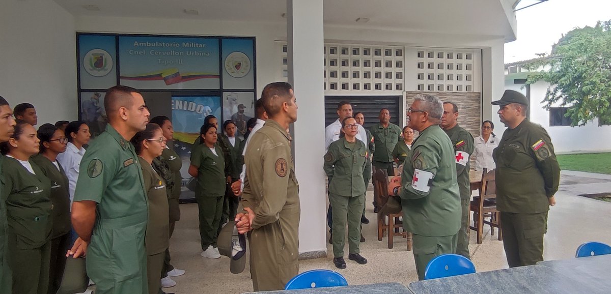 #04Sept. 
El GD Pablo Beltrán Pérez Villamizar, Director General de Salud de las FANB, visito nuestro <a href="/ambumilvalencia/">ambumilValencia</a>, con el objetivo de afianzar las líneas de acción del Plan de Desarrollo de la Red de Sanidad Militar del año 2024. 

#SoloUnidosVenceremos
#SupervisarEsHacer.
