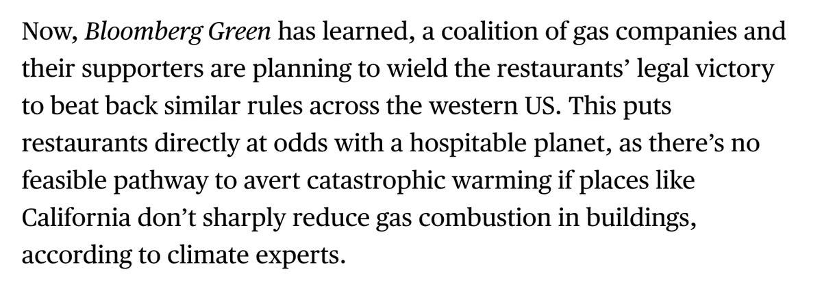 ClimateEquityHH's tweet image. Berkeley is in the front lines of a fight with the gas industry. They'll be spending big to kill measure GG, using surrogates to hide their identity, like they did with the Calif. Restaurant Association in their lawsuits.
More background:
bloomberg.com/news/features/…