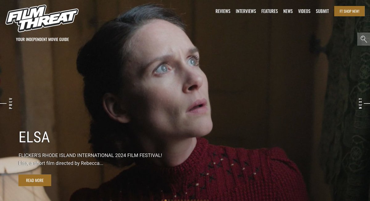 “…the harsh reality of life under the Nazi regime becomes unavoidable.” Bobby LePire on the Flicker's Rhode Island International short Elsa.
filmthreat.com/reviews/elsa/ #FlcikersRhodeIslandInternationalFestival #FilmThreatFlickersRhodeIslandInternationalFestival