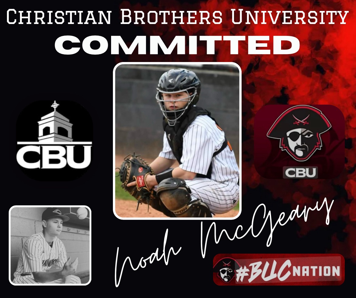 I am excited to announce that I will be continuing my academic and athletic career at Christian Brothers University! Thanks to everyone who helped me get here! I am honored to be here, and will continue working to become the best player, student, and person I can! 

GO BUCS!!!
