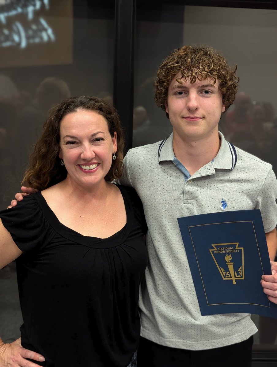 PMM (proud mom moment). Landon's induction ceremony into the National Honor Society tonight!
