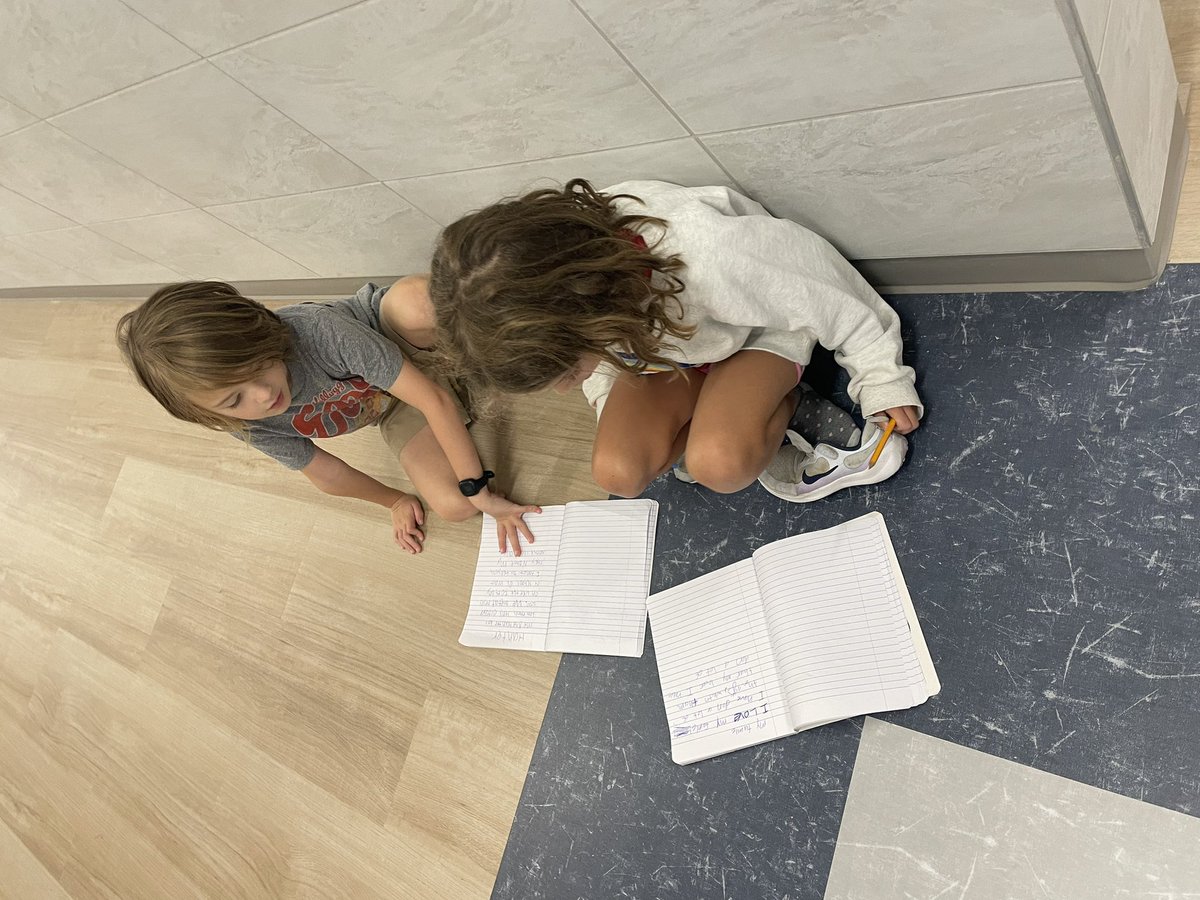 Sharing our drafts with our writing partners. #wilsonway <a href="/gowilsonrangers/">Wilson Elementary</a>