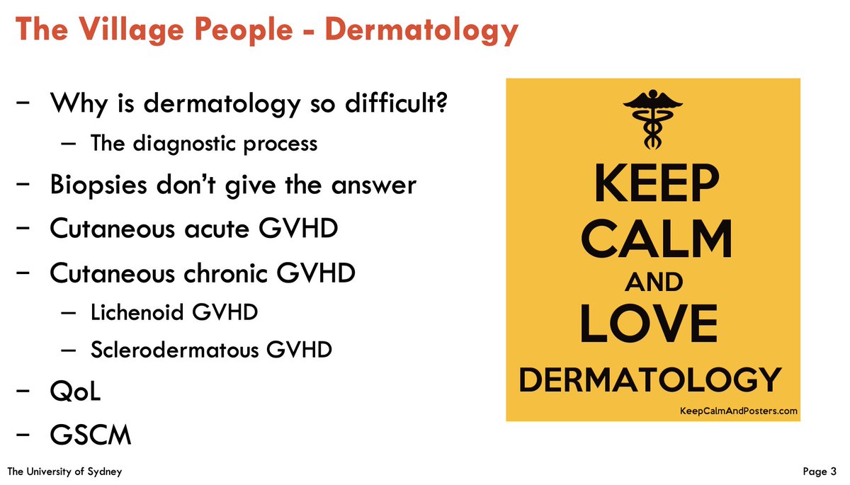 Pablo Fernandez-Peñas (@pablofp_syd) on Twitter photo The “village people”. What can a #dermatologist provide to the graft-versus-host disease clinic? My topic this morning at ANZTCT ASM 2024 #GVHD <a href="/CTSR_USyd/">Centre for Translational Skin Research</a> <a href="/DermatologyACD/">DermatologyACD</a> <a href="/syd_health/">Sydney Health</a> <a href="/WestSydHealth/">Western Sydney Health</a> <a href="/ANZTCT1/">ANZTCT</a> The “village people”. What can a #dermatologist provide to the graft-versus-host disease clinic? My topic this morning at ANZTCT ASM 2024 #GVHD <a href="/CTSR_USyd/">Centre for Translational Skin Research</a> <a href="/DermatologyACD/">DermatologyACD</a> <a href="/syd_health/">Sydney Health</a> <a href="/WestSydHealth/">Western Sydney Health</a> <a href="/ANZTCT1/">ANZTCT</a>