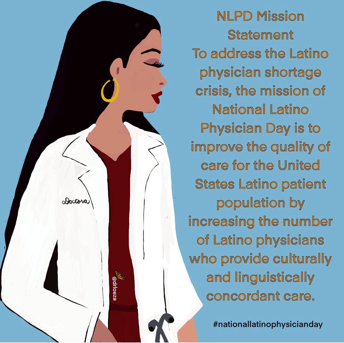 Michael Galvez, MD (@michaelgalvezmd) on Twitter photo ¡Día Nacional de los Médicos Latinos! Primero de Octubre
Thank you <a href="/DraLoeza/">M. Loeza, MD, MPH</a> for your amazing NLPD art!!
Order your merch at shorturl.at/uefJ8and check out nationallatinophysicianday.com
#nationallatinophysicianday
#nationallatinaphysicianday
#nationallatinxphysicianday ¡Día Nacional de los Médicos Latinos! Primero de Octubre
Thank you <a href="/DraLoeza/">M. Loeza, MD, MPH</a> for your amazing NLPD art!!
Order your merch at shorturl.at/uefJ8and check out nationallatinophysicianday.com
#nationallatinophysicianday
#nationallatinaphysicianday
#nationallatinxphysicianday