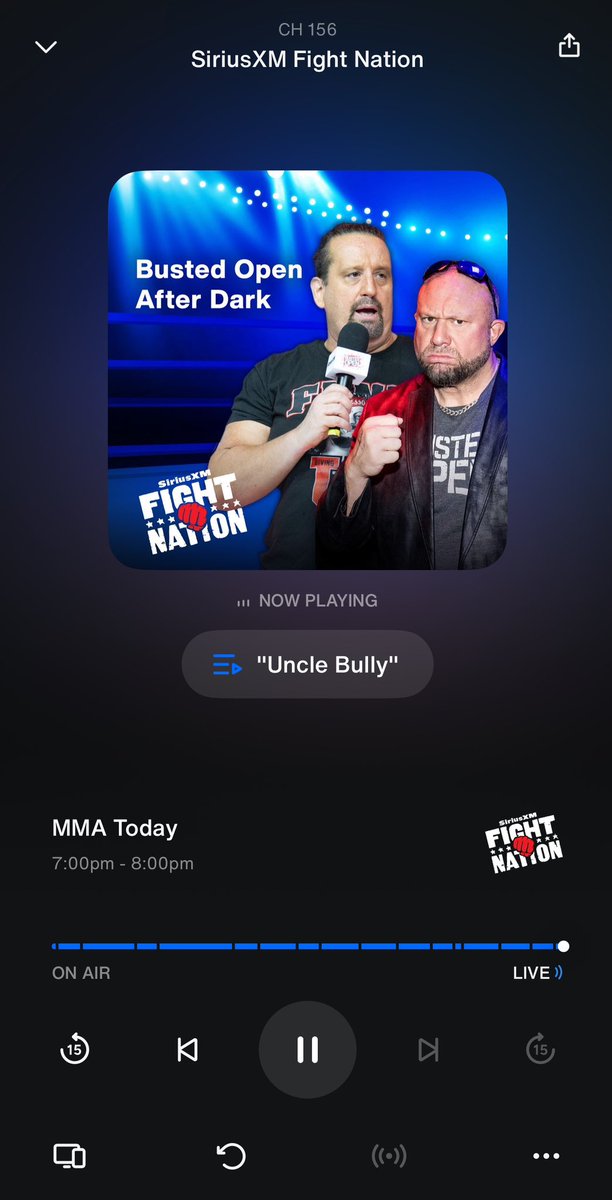 LAKingsFan14's tweet image. Dynamite is over and now I’m listening to Uncle @bullyray5150 on @BustedOpenRadio #AfterDark #BOAD #LAChapter #bustedopen247