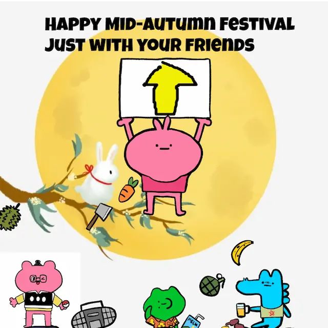 Mid-Autumn Festival, a great day for eating and drinking with family and friends <a href="/windkoh/">Wind.eth ✷ IP + AI Evangelist</a>   

Chilling with <a href="/neighbours_io/">The Neighbours</a> and whipping up some wild creations using #CreativeTools by
<a href="/mycelium_io/">Mycelium Network ✷</a> ! 🎨📷 
Get started and create yours! Head over to myceliumnetwork.io