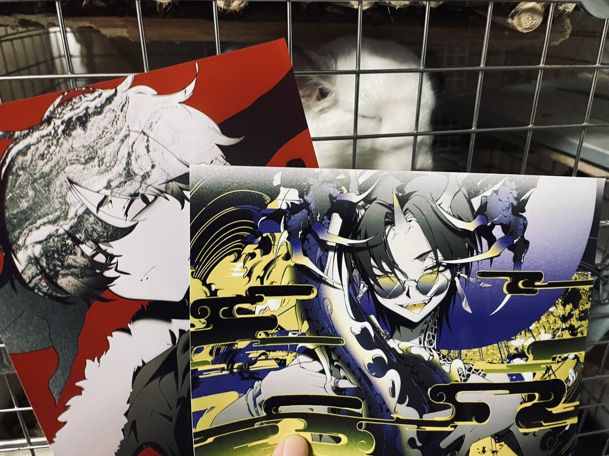 Dsd_kgn's tweet photo. FANBOXプリントにイラスト2つ登録させていただいてます！！
ネットプリントずっとやってみたかったヤツ！！！！
年賀状的なことは絶対やりたいのと節目節目で���ろいろやりたい所存！！！
https://t.co/aJXKu55xsF
#FANBOXプリント https://t.co/qusg8YekDV