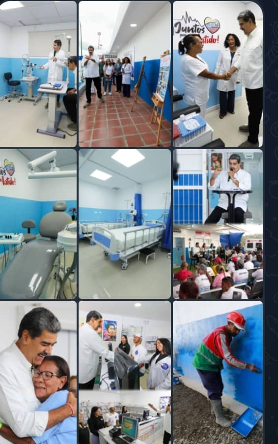 Profa. Luisa Rivas (@luisalmrasharon) on Twitter photo #4Septiembre inauguración del Centro de Diagnóstico Integral en #ElJunquito que lleva el nombre del "Dr. José Gregorio Hernández" ¡Una belleza! Cuenta con farmacia, laboratorio...
<a href="/NicolasMaduro/">Nicolás Maduro</a> <a href="/dcabellor/">Diosdado Cabello R</a> <a href="/ConElMazoDando/">Con el Mazo Dando</a> <a href="/madeleintlSUR/">Madelein Garcia</a> #4Septiembre inauguración del Centro de Diagnóstico Integral en #ElJunquito que lleva el nombre del "Dr. José Gregorio Hernández" ¡Una belleza! Cuenta con farmacia, laboratorio...
<a href="/NicolasMaduro/">Nicolás Maduro</a> <a href="/dcabellor/">Diosdado Cabello R</a> <a href="/ConElMazoDando/">Con el Mazo Dando</a> <a href="/madeleintlSUR/">Madelein Garcia</a>