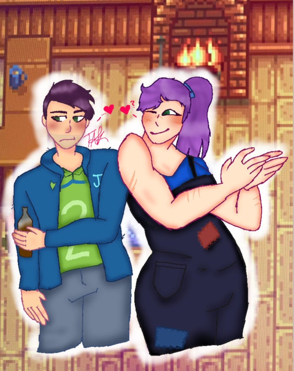 nixtis's tweet photo. Shane x Lyreena (trying to do art again)
__
#StardewValley #digitalart https://t.co/A8mONyniIu