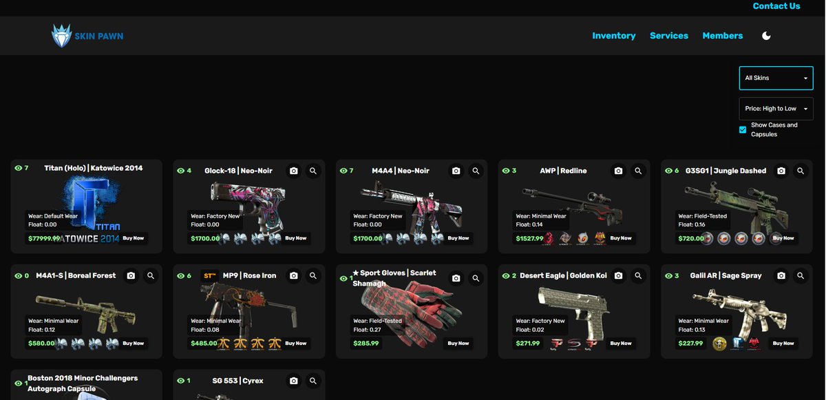 Skin Pawn - Retired tweet media
