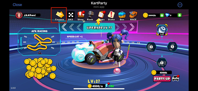 #OKX 24th #Cryptopedia Event!

#Kartparty is offering rewards worth $200K in KART tokens. Don’t miss out on this rare opportunity!

🎁x5 in-game coupons

1⃣ Follow <a href="/KaKarbom/">KartParty</a> <a href="/Warren0gamer/">warren</a> <a href="/dfam_alpha/">DFAM</a> 
2⃣ Join t.me/kartpartychat
3⃣ Like &amp; RT &amp; Comment

Winners in 48 hours
