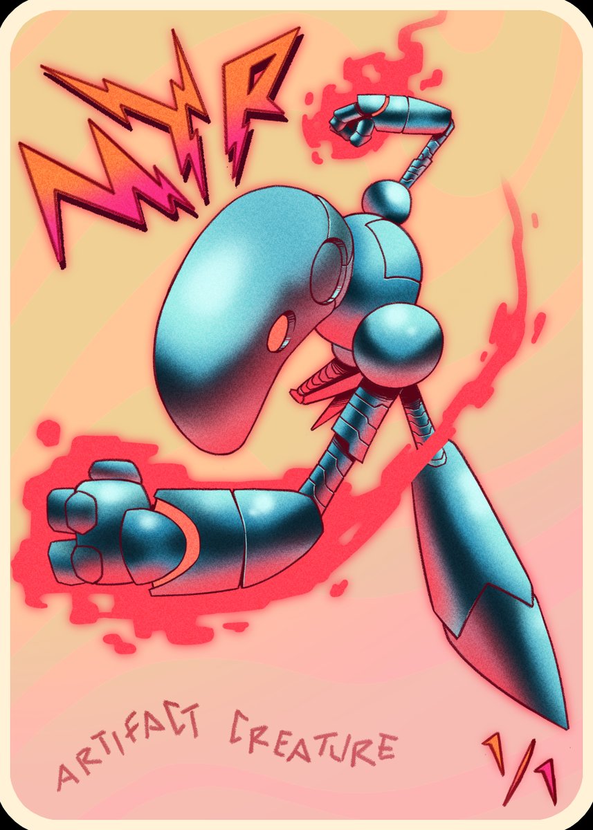 PadDoodles's tweet photo. Custom Myr Token I made for my Urtet deck, theyre just little goobers https://t.co/xaucwUBGs1