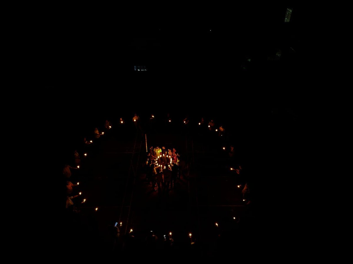 RDA_CIP's tweet photo. Standing Together in Light:A candlelight held in solidarity with the RG Kar Medical,symbolising unity and strength in the fight for justice. Each flame represents unwavering determination of healthcare professionals coming together to raise their voices against injustice#justice https://t.co/09MPXvTEjg