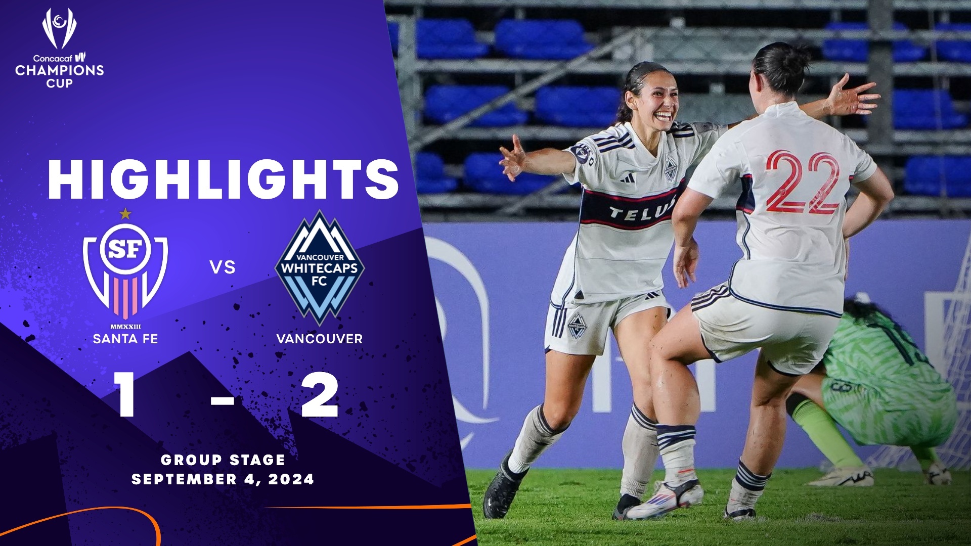 Santa Fe 🆚 Vancouver WhitecapsRelive the best moments of the match 📹#WChampionsCup