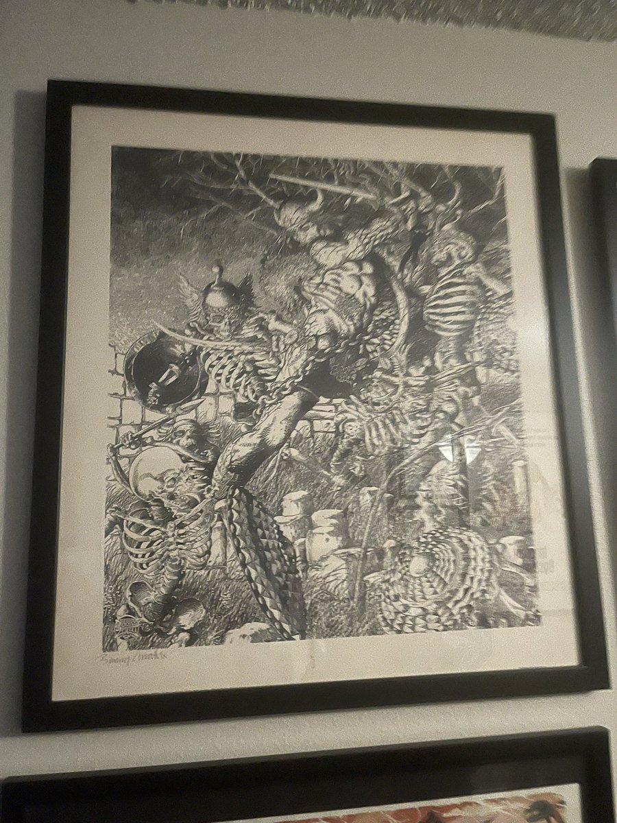 davedesigned's tweet photo. @SteveNiles Framed and signed https://t.co/RvkmD4VFaz