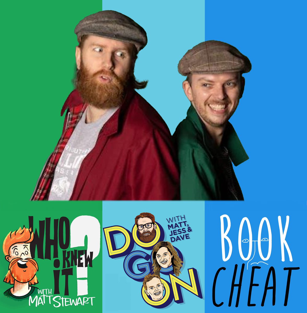 Do Go On (@dogoonpod) on Twitter photo If you enjoy a bit of Matt and Dave, have we got the pods for you! They're on this week's episodes of <a href="/WhoKnewItPod/">Who Knew It with Matt Stewart</a>, Do Go On and <a href="/BookCheatPod/">Book Cheat</a>! What a beautiful pod marathon for your ears today! If you enjoy a bit of Matt and Dave, have we got the pods for you! They're on this week's episodes of <a href="/WhoKnewItPod/">Who Knew It with Matt Stewart</a>, Do Go On and <a href="/BookCheatPod/">Book Cheat</a>! What a beautiful pod marathon for your ears today!