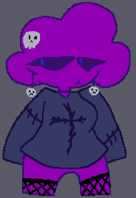 She even got a best friend named Goth Friend! - Kermit 
#cluebuddy #OurpleGuy