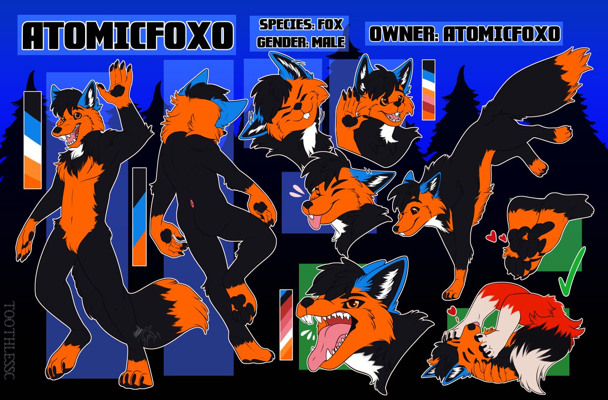 New Ref sheet, it looks amazing, thanks to <a href="/ToothlessChoi/">ToothlessC COMMISSIONS OPEN</a>