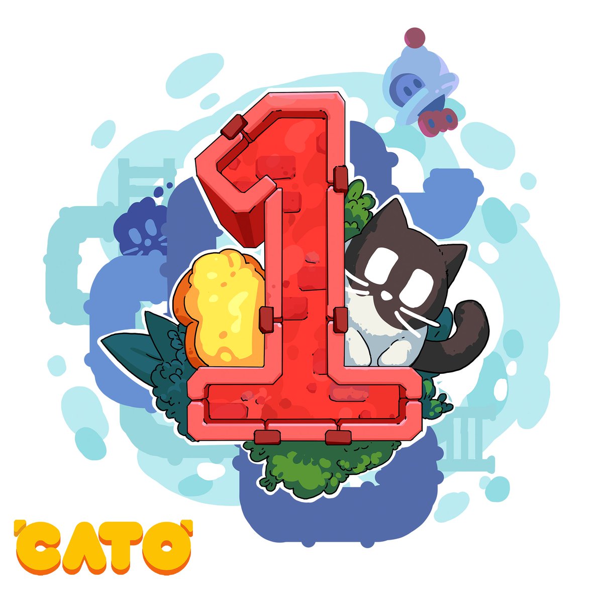 LAST DAY BEFORE CATO MEOW OUT‼️ Can't wait to start on this adventure with you🐱

#catobutteredcat | #indiegame