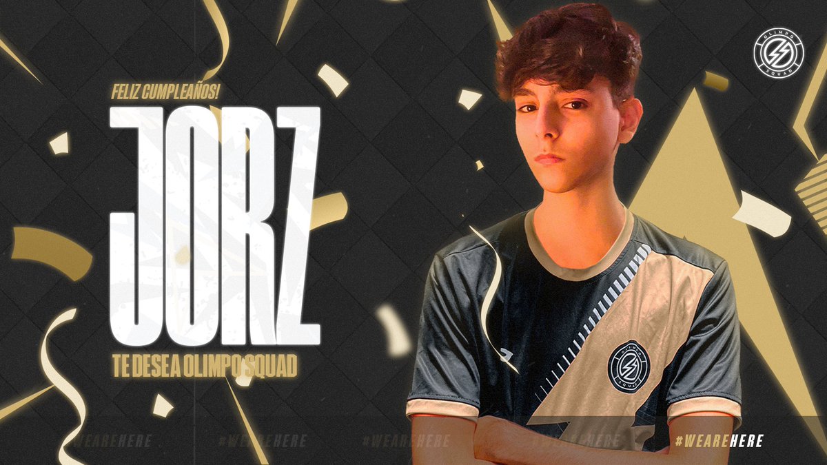 #CR × ¡Cumpleaños 🎂!

Concluye el día y no queremos que termine sin haber celebrado al lado de <a href="/Jorz221/">JorZ</a> este día tan especial.
¡Te deseamos el mayor de los éxitos!
Y que sigamos celebrando juntos por más tiempo.

Feliz cumpleaños te desea la familia de los dioses

#WeAreHere ⚡