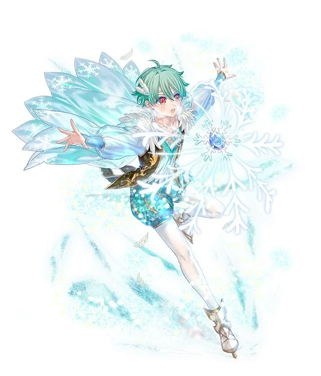 Pheonixmaster1's tweet photo. Full Artwork of Ice Tribe Nils!
The Artist is Kippu @/ticketchan

He is a blue infantry dragon this time like his original version and he is the F2P TT Reward unit!

He likely has a weapon similar to Flora where he gets Guaranteed Follow Up &amp; 50% DR Piercing from it! https://t.co/ZO2FlRsmin