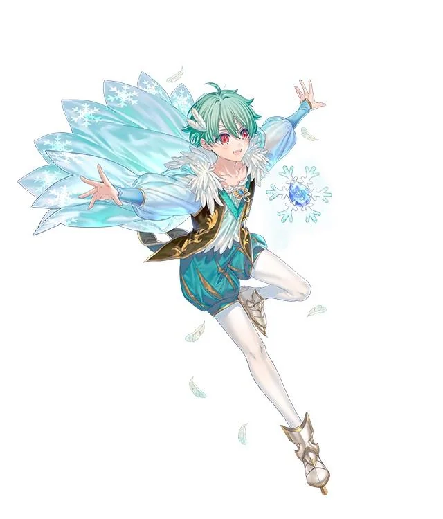Pheonixmaster1's tweet photo. Full Artwork of Ice Tribe Nils!
The Artist is Kippu @/ticketchan

He is a blue infantry dragon this time like his original version and he is the F2P TT Reward unit!

He likely has a weapon similar to Flora where he gets Guaranteed Follow Up &amp; 50% DR Piercing from it! https://t.co/ZO2FlRsmin