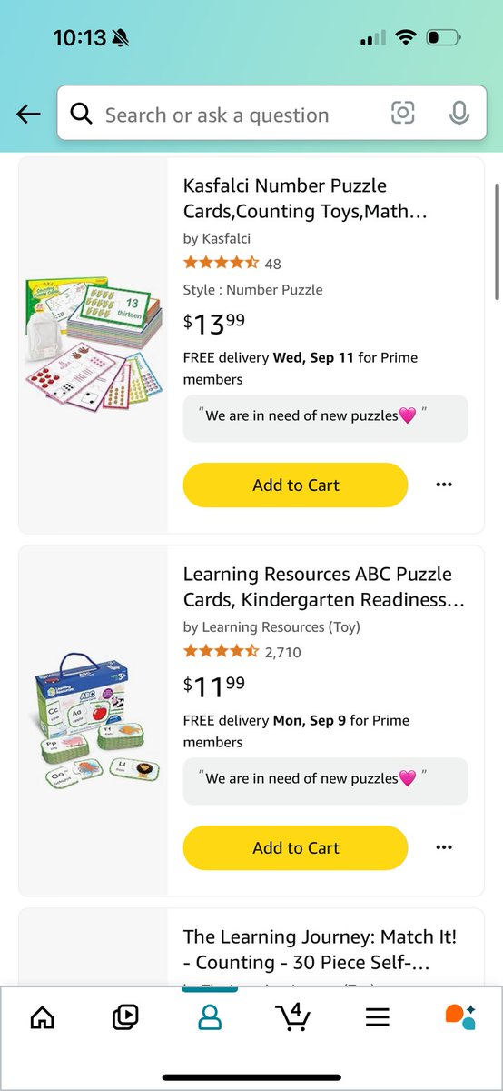 GracieP15776693's tweet image. Puzzles are very much needed for my Kindergartners🥰Any kind donors willing to help me clear a set or by RT my list🩷
#ClearTheLists2024 
@fundthescience @kanekavi @SugarSklSprnkls @SomeChiGuy @YangCity2020 @jrichv @Mamacoopah 
amazon.com/hz/wishlist/ls…
