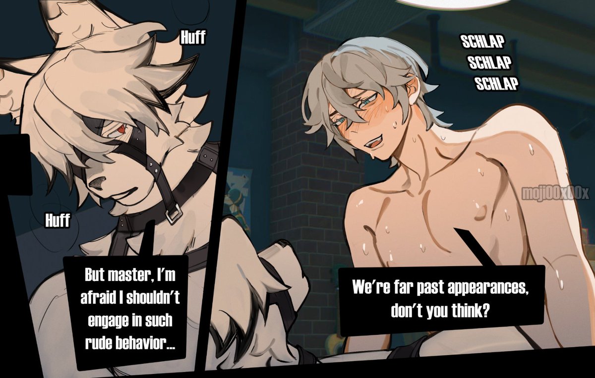 brothums's tweet photo. #lycawise bit off more than he could chew🐺🧡
 the full is on patr3on for early access
will post on twt after ~ https://t.co/BNGUwq3Iat
