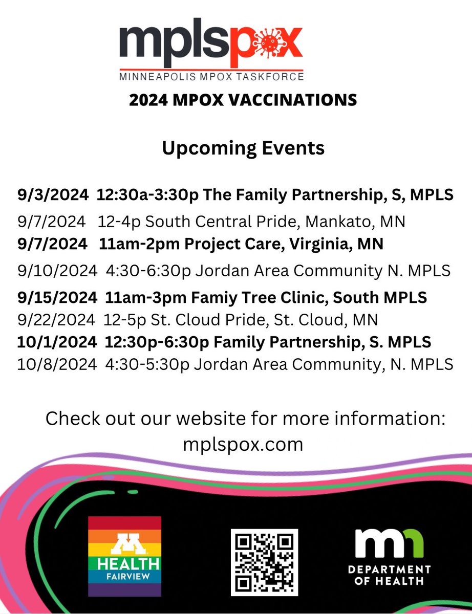 Minneapolis Mpox Taskforce tweet media