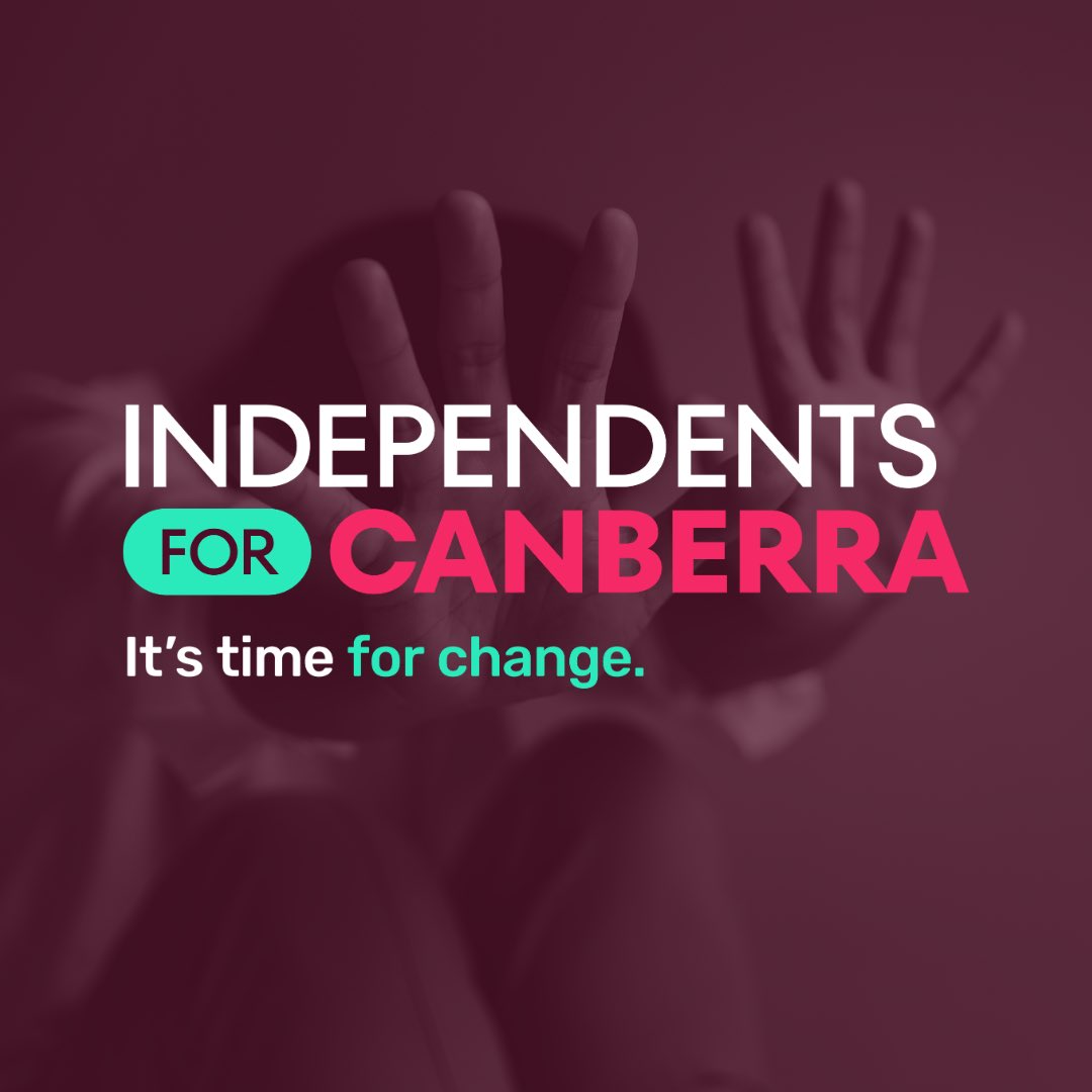 We are not moving quickly enough to address family, domestic and sexual violence in the ACT. It’s time for real action &amp; a long-term commitment to the safety of women &amp; children across our community. Fearful people who need our help are being turned away.

independentsforcanberra.com/policy