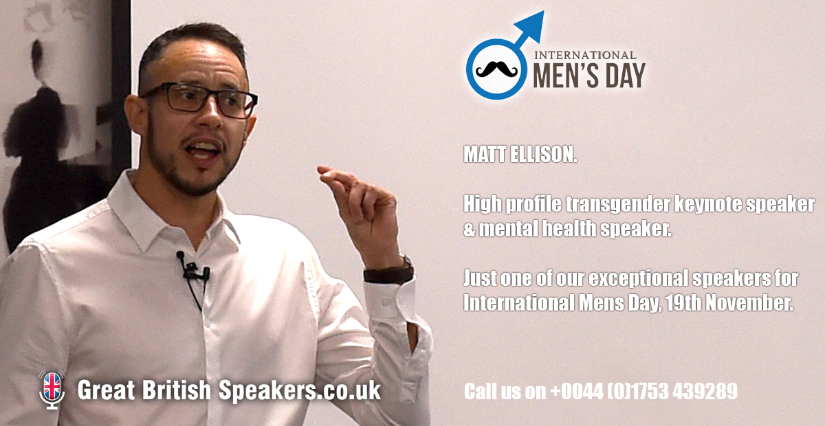 Matt Ellison is a powerful #InternationalMensDay speaker who brings deep insight from his transition journey. Matt’s experience and perspective make him a compelling advocate for #resilience and courage in the #LGBTQ+ community. ow.ly/rk7V50T5X0m

#GreatBritishSpeakers