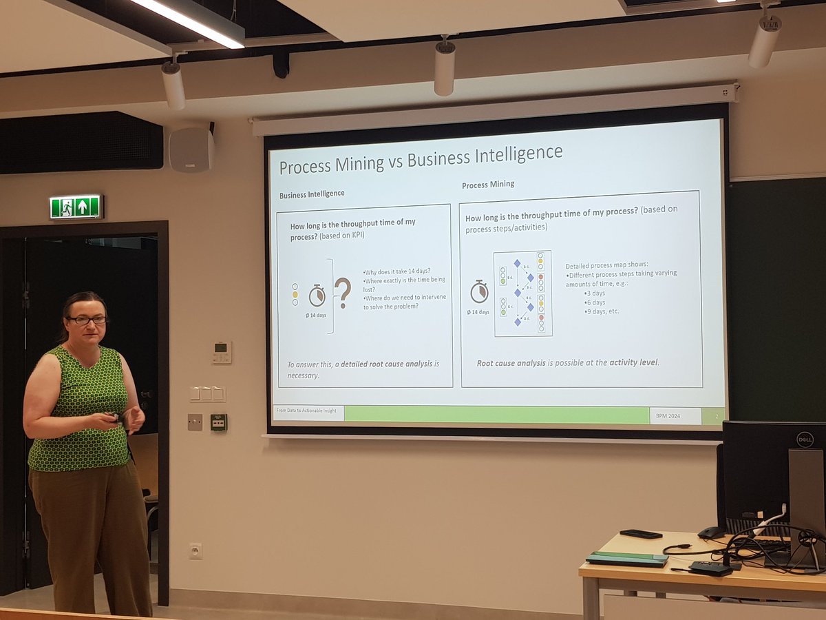 Felix Mannhardt (@fmannhardt) on Twitter photo Urszula Jessen from <a href="/PAGroupTUe/">Process Analytics Group (TU/e)</a> asking important questions on how to go from From Data to Actionable Insights: link.springer.com/chapter/10.100… at the Industry Forum of #bpm2024 Urszula Jessen from <a href="/PAGroupTUe/">Process Analytics Group (TU/e)</a> asking important questions on how to go from From Data to Actionable Insights: link.springer.com/chapter/10.100… at the Industry Forum of #bpm2024