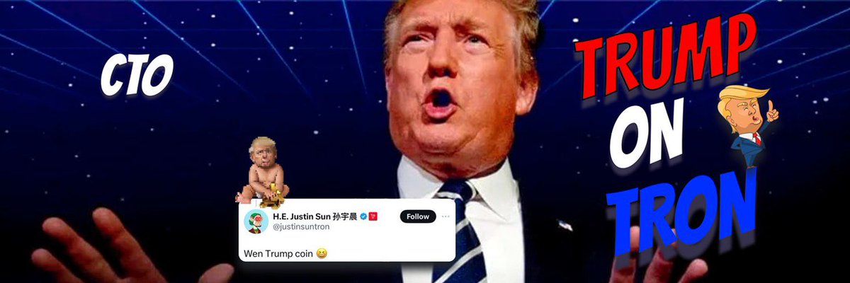 Trending ticker $trump coin now on #TRON 

<a href="/justinsuntron/">H.E. Justin Sun 👨‍🚀 🌞</a> bought this 

Proof : tronscan.org/#/transaction/…

Tg link : t.me/TrumponTronCTO

debate just 6 days away expecting huge pump

Supporting Indicators for the crypto bull market,. where we know that #Trump is more welcoming