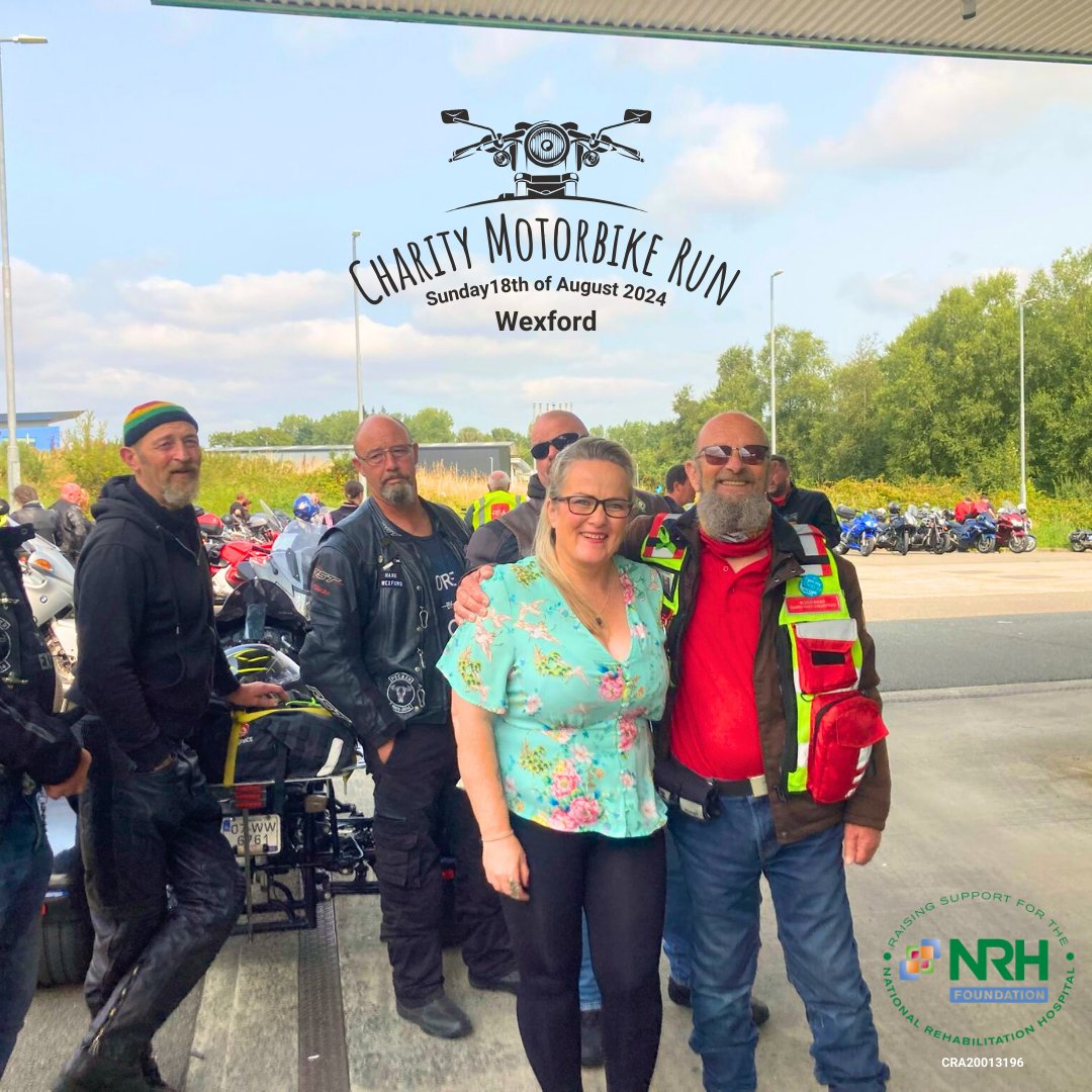A big THANK YOU to Colette Nolan &amp; the bikers who participated in the 2024 Charity Motor Bike Run. These amazing bikers raised a fantastic €549.36 for the NRH by completing a 125km Motorbike Run around Wexford. Thank you to all who supported this event.
#MotorBikeRun #Wexford