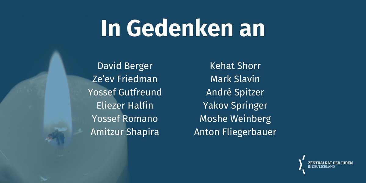 Heute vor 52 Jahren: Elf israelische Sportler und ein Polizist sind beim Münchner Olympia-Attentat 1972 ermordet worden. Wir werden sie niemals vergessen. #münchen1972