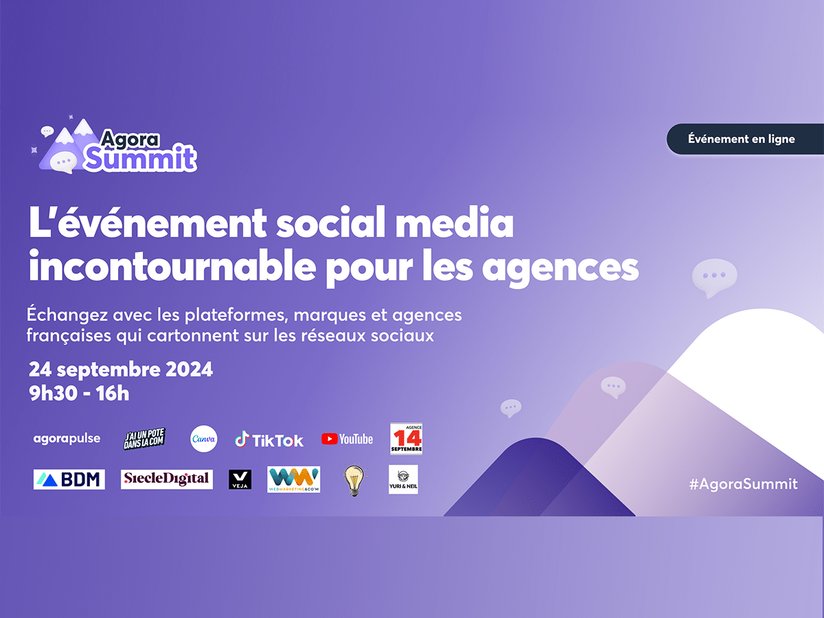 owsagency's tweet photo. Agora Summit 2024 : un rendez-vous incontournable pour les professionnels du marketing digital et des réseaux sociaux: réseL’édition 2024 de l’Agora Summit, organisée par Agorapulse, se profile à l’horizon. Prévu pour le 24 septembre 2024, cet événement… https://t.co/VxYgPSQSxw https://t.co/16x4Youymz